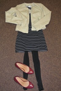Jacket and shoes are from Maurices.